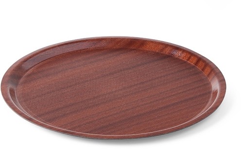 HENDI Serviertablett Woodform - Ø380 mm