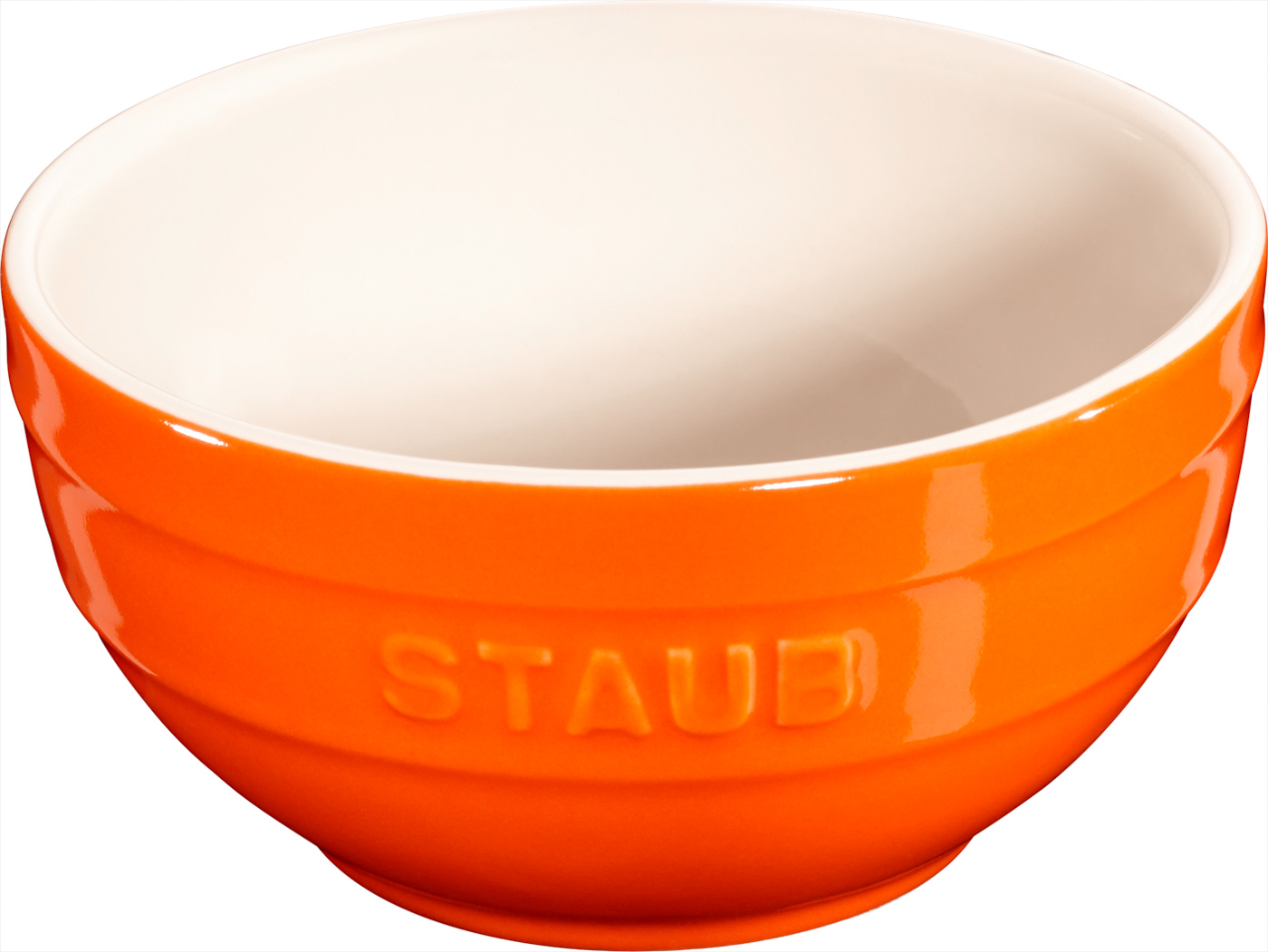 Schüssel, 12 cm, Orange, Keramik, Serie: Ceramique. Marke: Staub