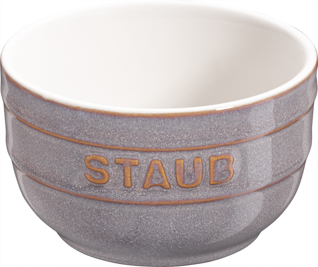 Förmchenset, 2-tlg, Antik-Grau, Keramik, Serie: Ceramique. Marke: Staub