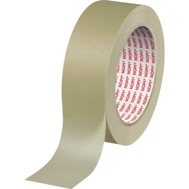 NOPI® Kreppband Innenbereich 35 mm x 50 m (B x L) Papier/Naturkautschuk beige