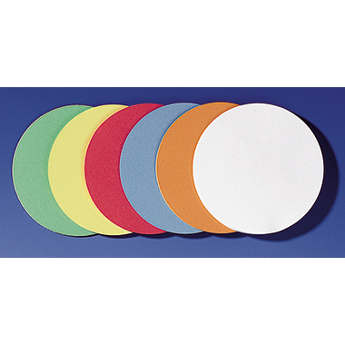 Franken Moderationskarte 14cm 130g/m Altpapier, 100  recycelt farbig sortiert 500 St./Pack.