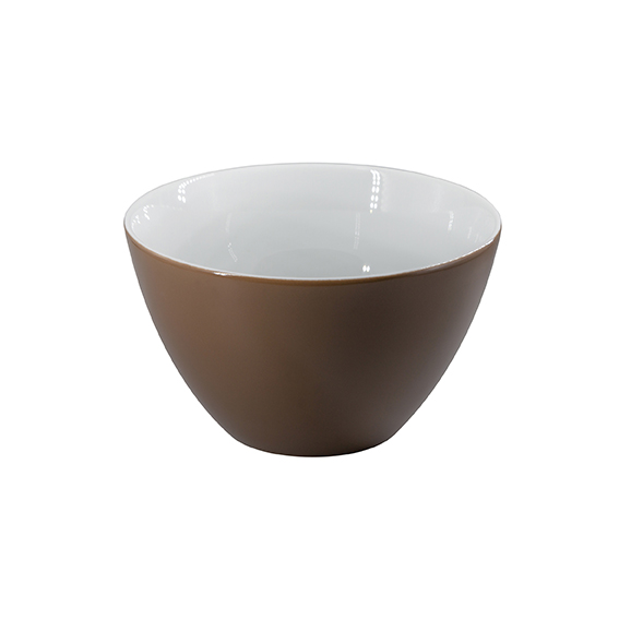 Schüssel/Müsli 13,5 cm - Form: Table Selection - Dekor 79921 nougat - aus Porzellan. Hersteller: