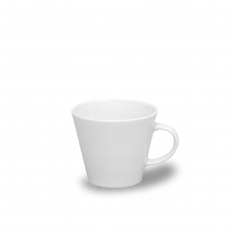 Kaffee-/Teetasse SOLEA, Farbe: weiß, Inhalt: 0,26 Liter, Durchmesser: 9,3 cm, Höhe: 8 cm.