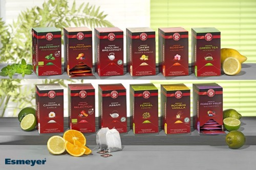 Teekanne Premium HAGEBUTTE, Inhalt: 20 Beutel à 1,75 Gramm, angenehm säuerlich-fruchtiger Geschmack.
