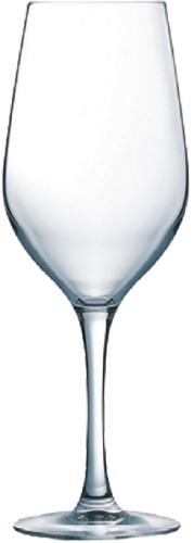 18er Cateringbox Weinglas MINERAL Arcoroc, Inhalt: 0,45 Liter, Füllstrich bei 0,1 + 0,2l, Höhe: 234 mm, Durchmesser: 84 mm-
