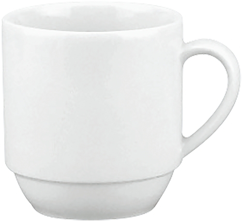 Kaffeebecher 0,28l, stapelbar. Form 898 - uni weiß Schönwald Porzellan