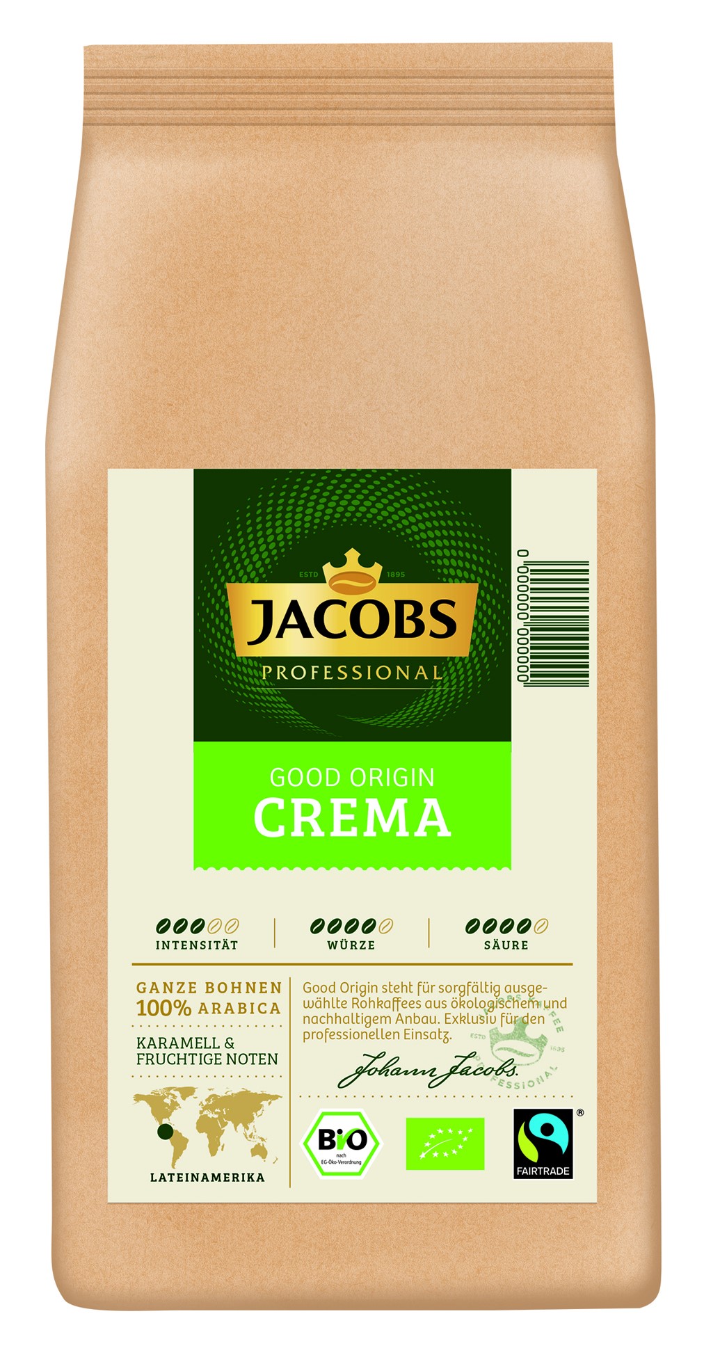 Jacobs Good Origin Cafe Crema 1kg