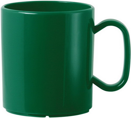 WACA Henkelbecher FUN aus Polypropylen, in grün. Kapazität: 0,32 l. Durchmesser: 7,5 cm.