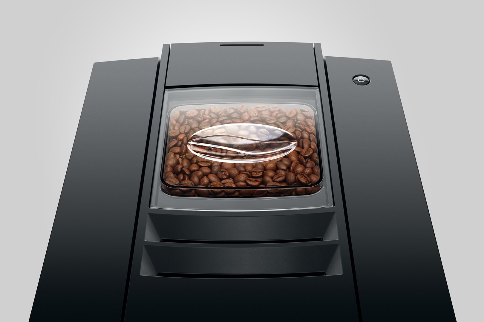 E4 (EA) Kaffeevollautomat in Schwarz, 1,9 Liter Füllmenge Wassertank, Breite 28cm, Höhe 34,6cm, Tiefe 44,4 cm