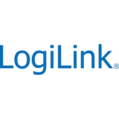 LogiLink Mauspad 19,5 x 0,3 x 23 cm (B x H x T) antistatisch mit Handgelenkauflage Gewebe/Gummi schwarz