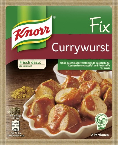 Knorr fix Currywurst Mischung 36G