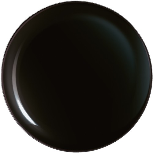 Coupteller DIWALI flach, 25 cm, Farbe: black, Opal (gehärtet)