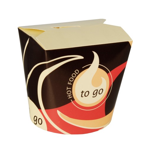 50 Snackboxen "To Go" eckig 750 ml 10,1 cm x 10 cm x 9,1 cm von Starpak