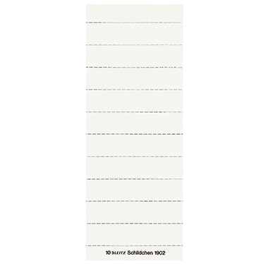Leitz Beschriftungsschild ALPHA® 60 x 14 mm (B x H) Karton weiß