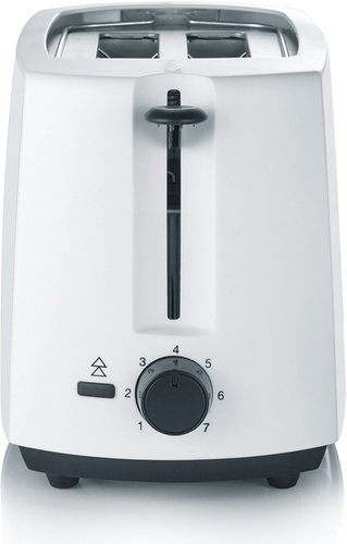 SEVERIN Automatik-Toaster, weiß-schwarz AT 2286