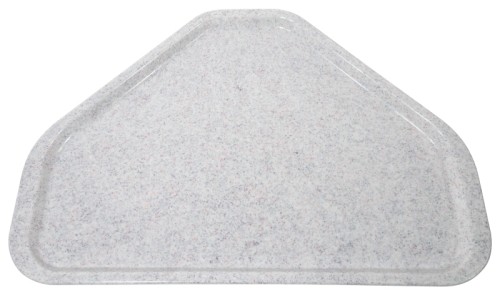 Tablett EASY Trapezform, Farbe: granitgrau, aus glasfaserverstärktem Polyesterharz, spülmaschinenfest