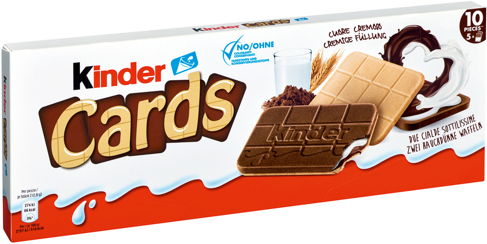Ferrero Kinder Cards 5x2er 128G
