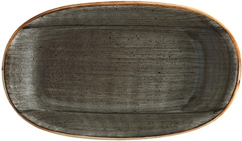 Aura Space Gourmet Platte oval 34x19cm * - Bonna Premium Porcelain