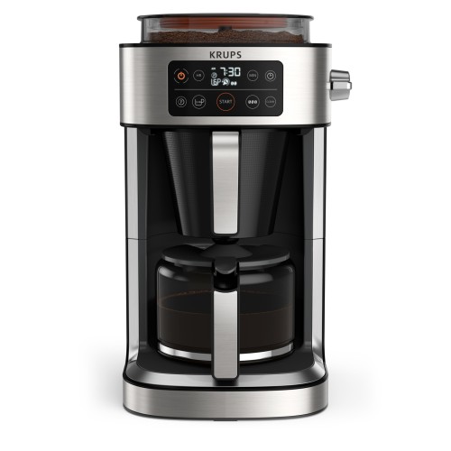 KRUPS Aroma Partner Filterkaffeemaschine, integrierter herausnehmbarer luftdichte Kaffee-Vorratsbox, automatische und präzise