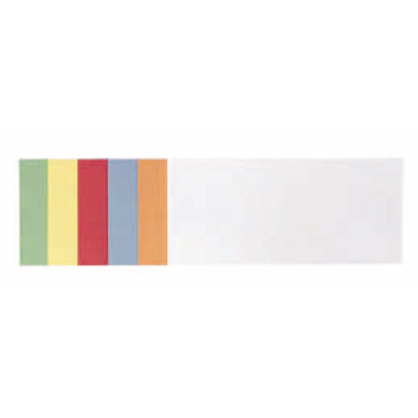 Franken Moderationskarte 20,5 x 9,5 cm (B x H) 130g/m Altpapier, 100  recycelt farbig sortiert 500 St./Pack.