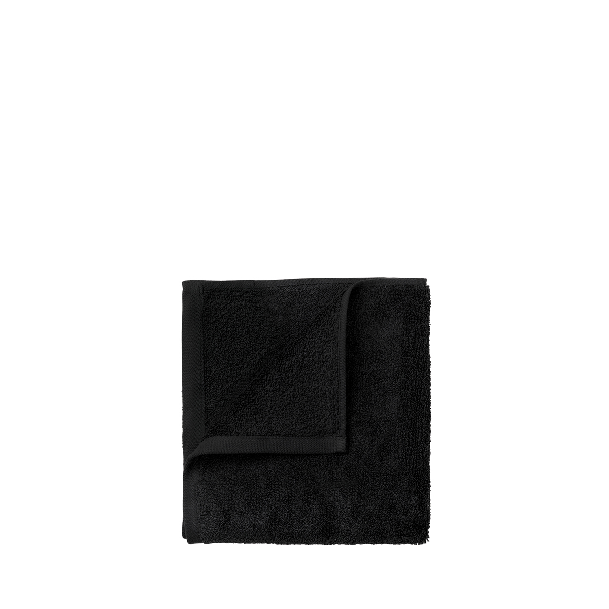 Set 4 Gästehandtücher -RIVA- Black. Material: Baumwolle. Von Blomus.