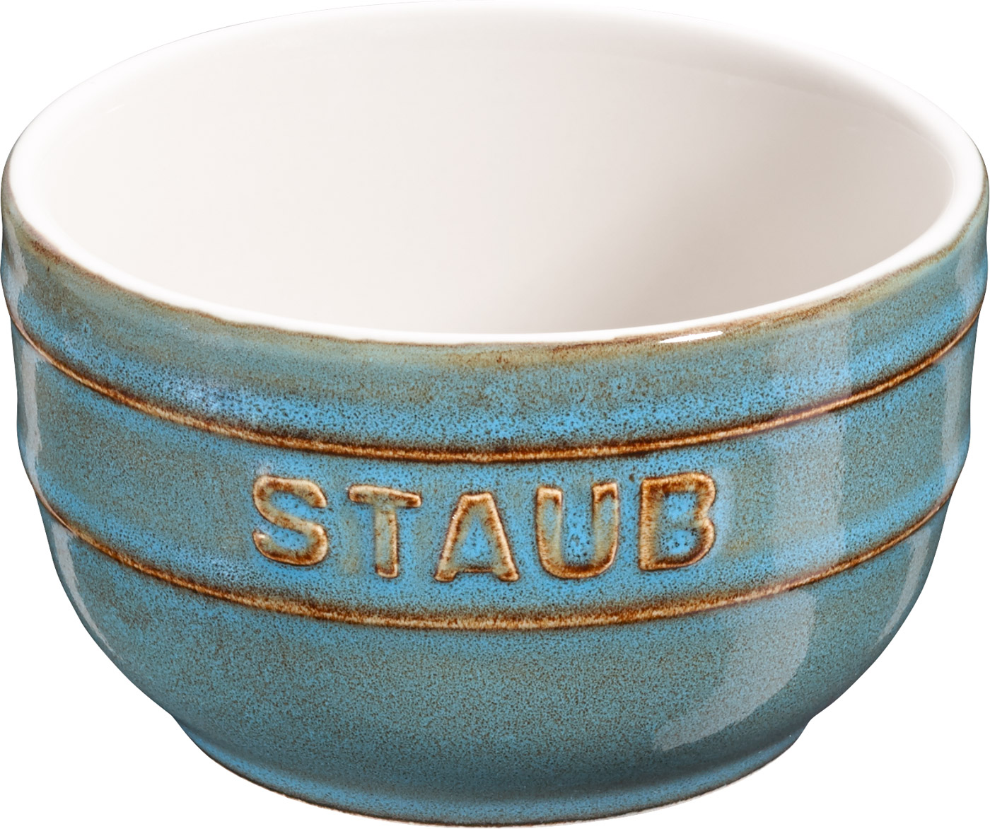 Förmchenset, 2-tlg, Antik-Türkis, Keramik, Serie: Ceramique. Marke: Staub