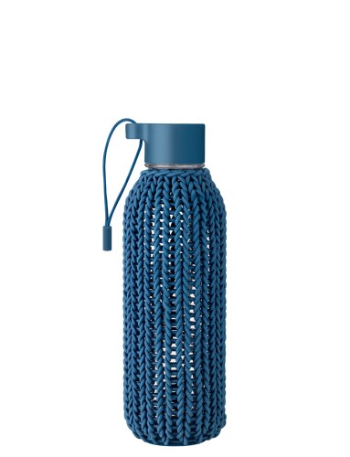 CATCH-IT Trinkflasche 0.6 l. blau, Maße: 80 x 80 x 245 mm