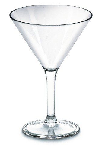 Cocktail und Martini. Polycarbonat. 11,3 / 8,1 cm.