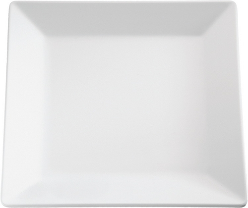 Tablett -PURE- 18 x 18 cm, H: 3 cm Melamin, weiß spülmaschinengeeignet stapelbar nicht mikrowellengeeignet keine direkte Hitze
