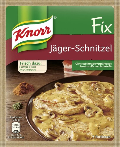 Knorr fix Jägerschnitzel Mischung47G