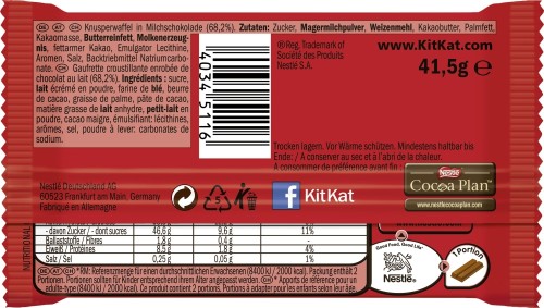 Kitkat 4F Einzelriegel 41,5G