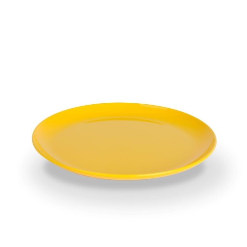PP-Dessertteller 19 cm, gelb, Höhe: 1,4 cm