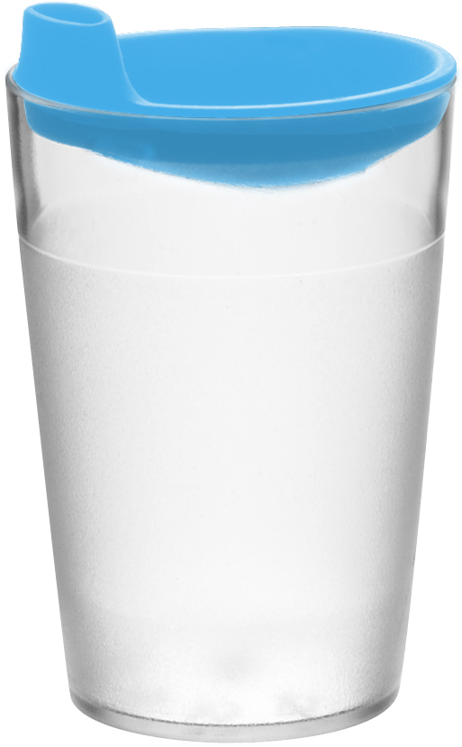 Roltex Schnabelaufsatz für Becher Universal 28 cl, Farbe: blau, Material: Elasto, passend für alle Funky Becher sowie 373-328 und 373-329