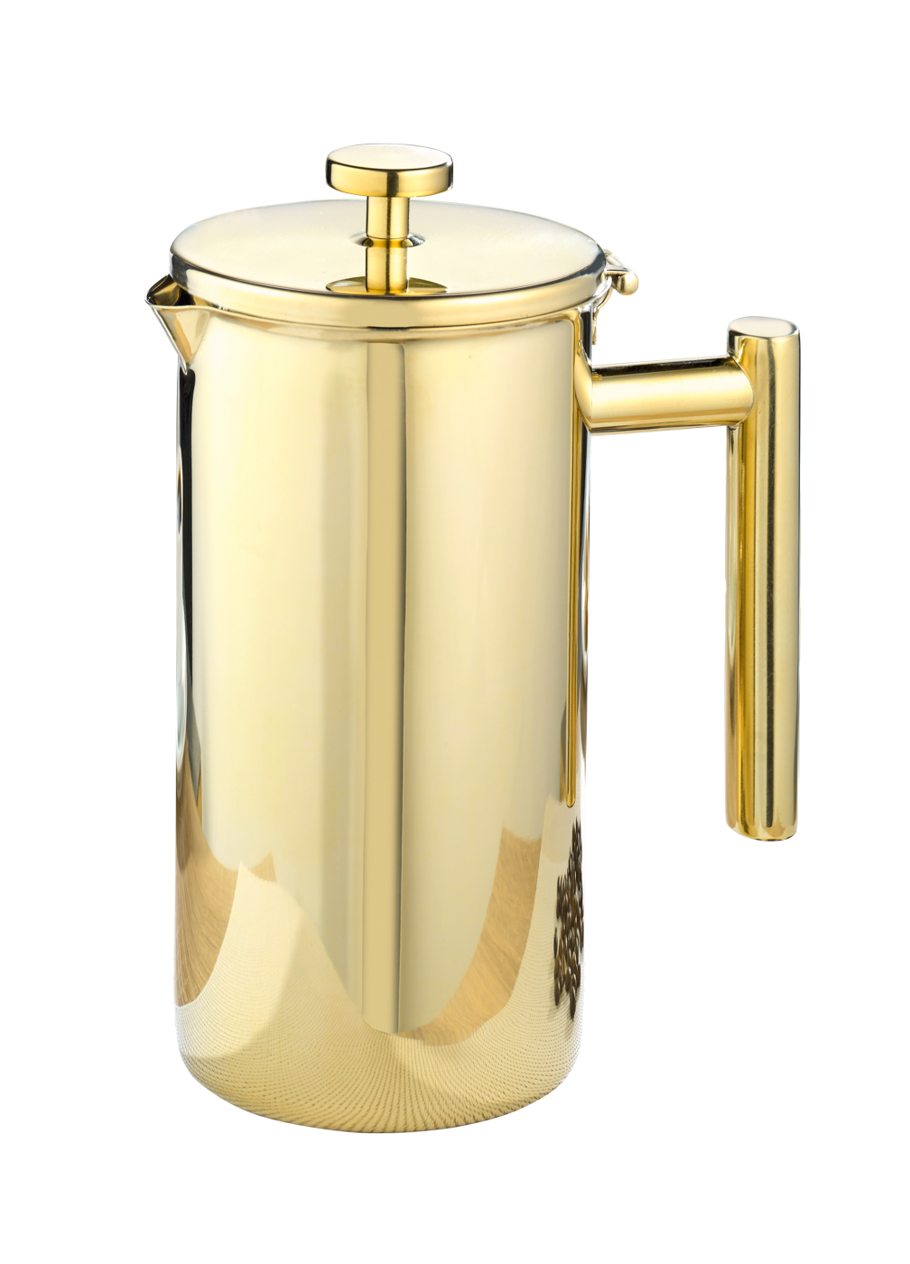Kaffeekanne STRATFORD, Edelstahl, 1 Liter mit champagnerfarbener PVD-Beschichtung