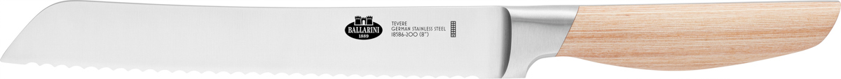 Brotmesser, 20 cm, Natur, Serie: Tevere. Marke: BALLARINI