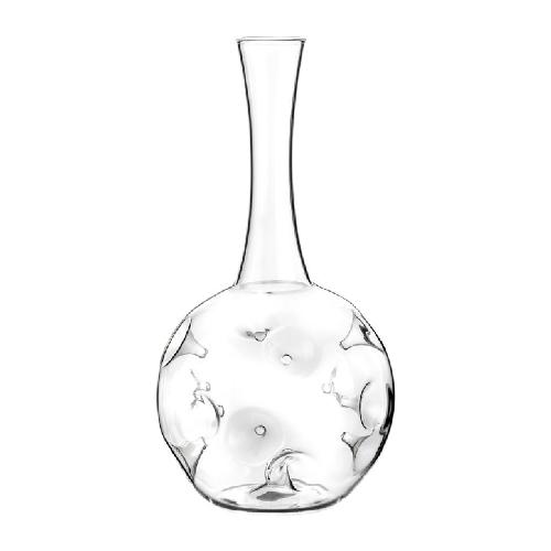 Dekanter/Karaffe -Eddy- Borosilikatglas, klar, mundgeblasen