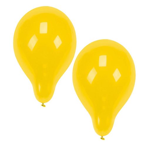 10 Luftballons Ø 25 cm gelb von PAPSTAR