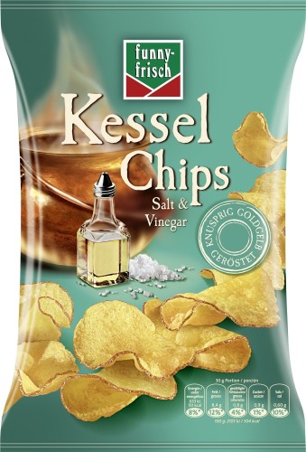Funny-Frisch Salt & Vinegar Kesselchips 120G