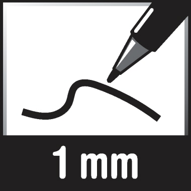 edding Whiteboardmarker 361 1mm rot, Strichstärke: 1 mm, Rundspitze, Bezeichnung der Schreibflüssigkeit: geruchsarme