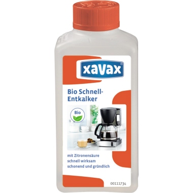 Xavax Entkalker Verwendung für Produkt: Teemaschinen, Kaffeemaschinen, Espressomaschinen, Kaffeepadmaschinen, Kaffeevollautomaten 0,25l