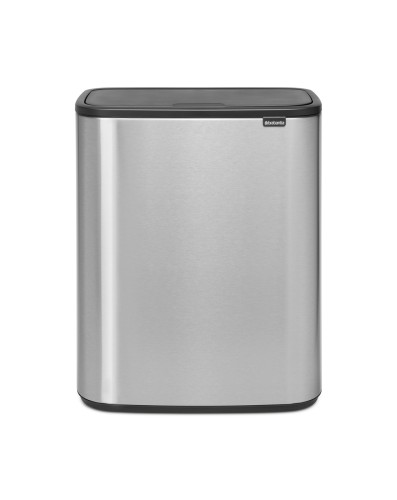 Bo Touch Bin Abfallbehälter 60 Liter, Brabantia - Design Touch Bin auf Beinen. Der platzsparende Abfalleimer ist mit einem Soft-Touch-Öffnungs- und