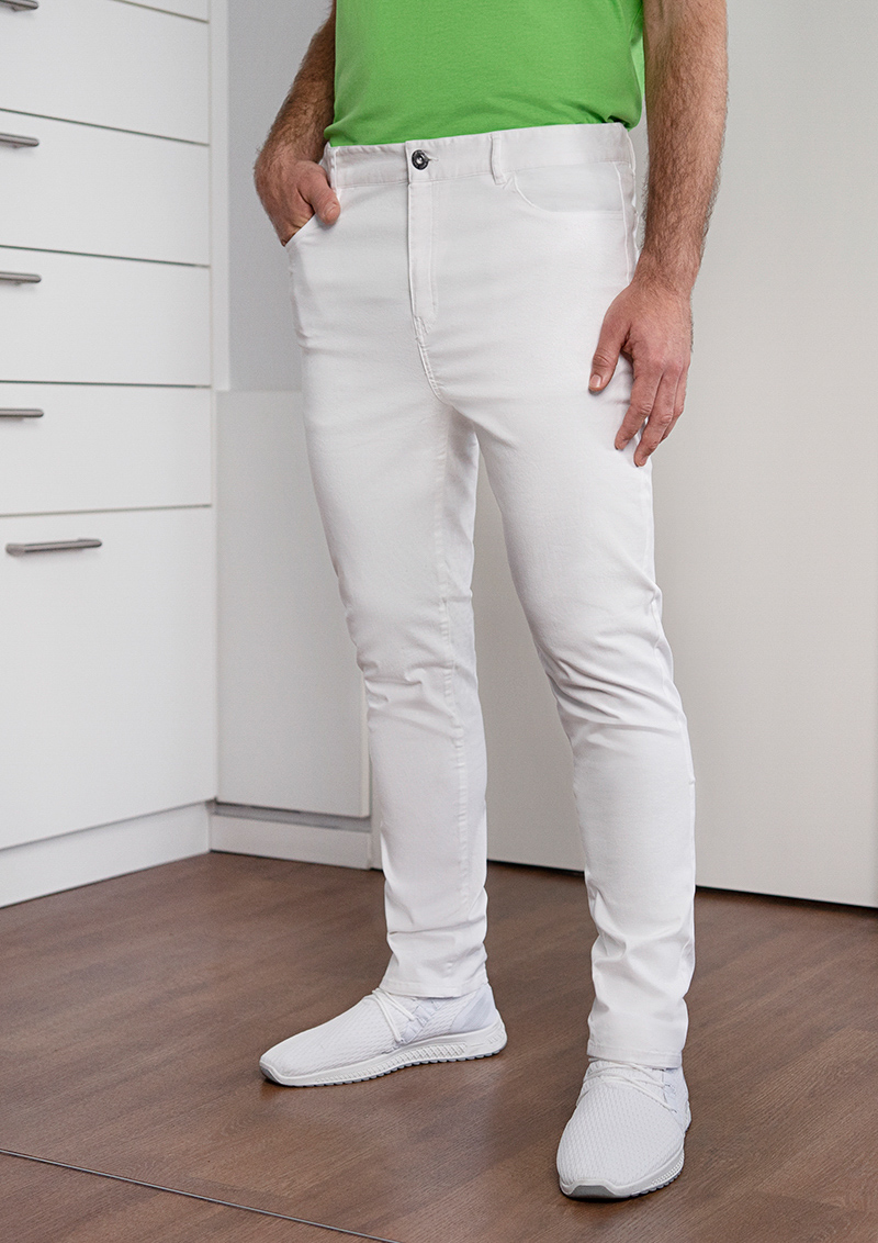 Herren 5-Pocket-Hose Classic-Stretch, aus nachhaltigem Material , Bio-Baumwolle - Größe: 44