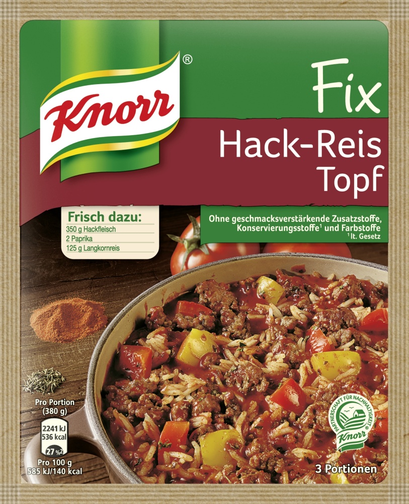Knorr fix Hack Reis Topf 49G