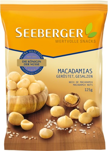 Seeberger Macadamia geröstet 125G