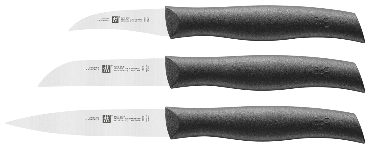 Messerset, 3-tlg, Kunststoff, Serie: TWIN Grip. Marke: ZWILLING