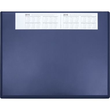 Soennecken Schreibunterlage 63 x 50 cm (B x H) mit Folienauflage Kunststoff blau