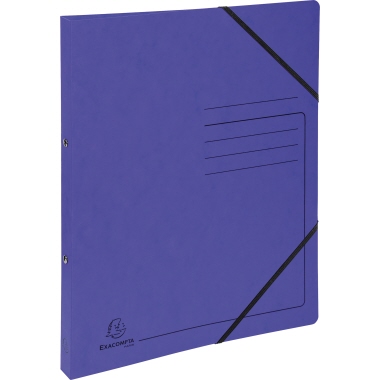 Exacompta Ringbuch DIN A4 355g/m² Colorspankarton blau