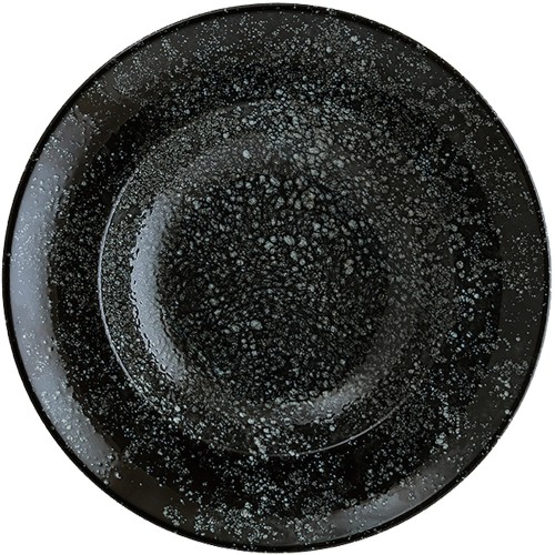Cosmos Black Gourmet Pastateller 27 cm, aus Porzellan