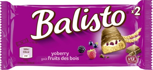 Balisto Schoko-Joghurt- Beeren-Mix Schokoladenriegel 37G