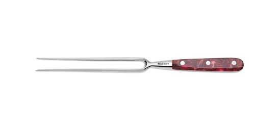 Fork No 1 21 cm, Acryl, red diamond PremiumCut Giesser - Made in Germany